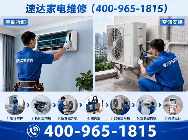 韶关空调维修展示图